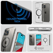Заредете изображение във визуализатора на галерията – Case SPIGEN Ultra Hybrid Mag Magsafe ACS04971 for Iphone 14 Pro - Carbon Fiber
