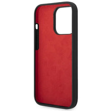Заредете изображение във визуализатора на галерията – Original FERRARI Silicone Metal Logo FEHCP14LSIBBK for Iphone 14 Pro Black
