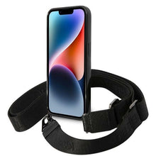 Заредете изображение във визуализатора на галерията – Original Pouch KARL LAGERFELD Color Stripes Strap KLHCP14XSTSTP for Iphone 14 Pro Max pink
