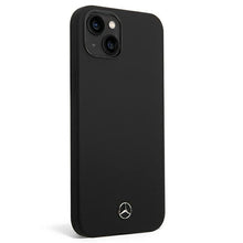 Заредете изображение във визуализатора на галерията – Original Case MERCEDES Silicone Line Magsafe MEHMP14MSILBK for Iphone 14 Plus Black
