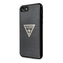 Заредете изображение във визуализатора на галерията – Original Case GUESS Glitter Triangle GUHCI8SGTLBK for Iphone 7/8/SE 2020/SE 2022 Black
