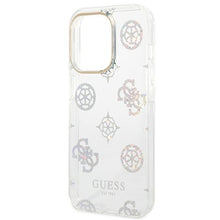 Заредете изображение във визуализатора на галерията – Original Case GUESS Peony Glitter GUHCP14LHTPPTH for Iphone 14 Pro Transparent
