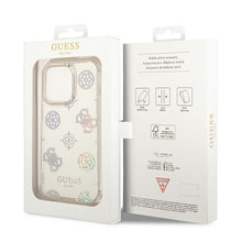 Заредете изображение във визуализатора на галерията – Original Case GUESS Peony Glitter GUHCP14LHTPPTH for Iphone 14 Pro Transparent
