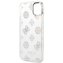 Заредете изображение във визуализатора на галерията – Original Case GUESS Peony Glitter GUHCP14SHTPPTH for Iphone 14 Transparent
