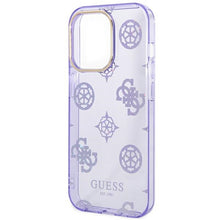 Заредете изображение във визуализатора на галерията – Original Case GUESS Peony Glitter GUHCP14XHTPPTL for Iphone 14 Pro Max Lilac
