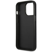 Заредете изображение във визуализатора на галерията – Original Case GUESS Saffiano Triangle Logo GUHCP14LPSATLG for Iphone 14 Pro Silver
