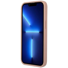Заредете изображение във визуализатора на галерията – Original Case GUESS Saffiano Triangle Logo GUHCP14LPSATLP for Iphone 14 Pro Pink

