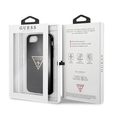 Заредете изображение във визуализатора на галерията – Original Case GUESS Glitter Triangle GUHCI8SGTLBK for Iphone 7/8/SE 2020/SE 2022 Black

