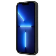 Заредете изображение във визуализатора на галерията – Original Case GUESS Saffiano Triangle Logo GUHCP14SPSATLG for Iphone 14 Silver
