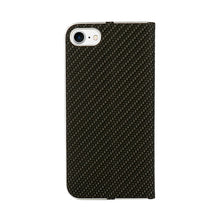 Заредете изображение във визуализатора на галерията – Vennus Book CARBON Case with frame for Iphone 11 Pro black

