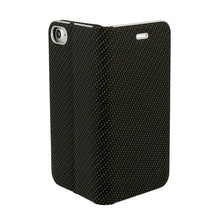 Заредете изображение във визуализатора на галерията – Vennus Book CARBON Case with frame for Iphone 11 Pro black
