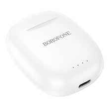 Заредете изображение във визуализатора на галерията – Borofone TWS Bluetooth Earphones BW17 Only Me бели
