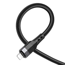 Заредете изображение във визуализатора на галерията – Borofone Cable BU35 Influence - Type C to Lightning - PD 20W 1,2 metres black

