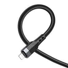 Заредете изображение във визуализатора на галерията – Borofone Cable BU35 Influence - USB to Lightning - 2,4A 1,2 metres black
