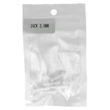 Заредете изображение във визуализатора на галерията – Silicone dust plug Jack 3,5mm white - 10 pieces
