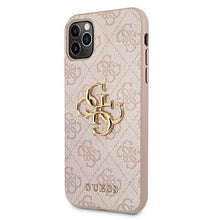 Заредете изображение във визуализатора на галерията – Original Case GUESS 4G Big Metal Logo GUHCN654GMGPI for Iphone 11 Pro Max pink
