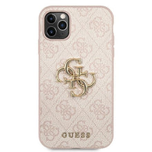 Заредете изображение във визуализатора на галерията – Original Case GUESS 4G Big Metal Logo GUHCN654GMGPI for Iphone 11 Pro Max pink
