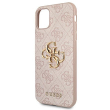 Заредете изображение във визуализатора на галерията – Original Case GUESS 4G Big Metal Logo GUHCN654GMGPI for Iphone 11 Pro Max pink
