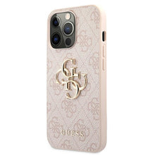 Заредете изображение във визуализатора на галерията – Original Case GUESS 4G Big Metal Logo GUHCP13L4GMGPI for Iphone 13 Pro pink
