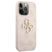 Заредете изображение във визуализатора на галерията – Original Case GUESS 4G Big Metal Logo GUHCP13L4GMGPI for Iphone 13 Pro pink
