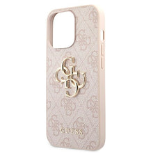 Заредете изображение във визуализатора на галерията – Original Case GUESS 4G Big Metal Logo GUHCP13L4GMGPI for Iphone 13 Pro pink
