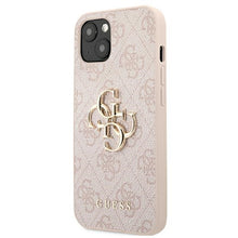 Заредете изображение във визуализатора на галерията – Original Case GUESS 4G Big Metal Logo GUHCP13M4GMGPI for Iphone 13 pink
