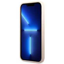 Заредете изображение във визуализатора на галерията – Original Case GUESS 4G Triangle Logo Cardslot GUHCP13LP4TPP for Iphone 13 Pro Pink
