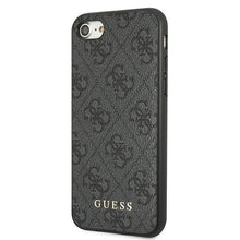Заредете изображение във визуализатора на галерията – Original Case GUESS Hardcase 4G Metal Gold Logo GUHCI8G4GFGR for Iphone 7/8/SE 2020/SE 2022 Grey
