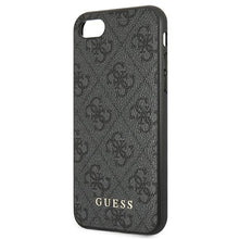 Заредете изображение във визуализатора на галерията – Original Case GUESS Hardcase 4G Metal Gold Logo GUHCI8G4GFGR for Iphone 7/8/SE 2020/SE 2022 Grey
