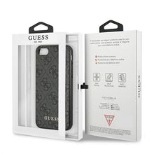 Заредете изображение във визуализатора на галерията – Original Case GUESS Hardcase 4G Metal Gold Logo GUHCI8G4GFGR for Iphone 7/8/SE 2020/SE 2022 Grey
