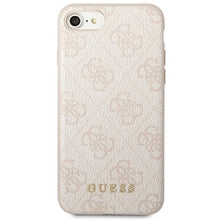 Заредете изображение във визуализатора на галерията – Original Case GUESS Hardcase 4G Metal Gold Logo GUHCI8G4GFPI for Iphone 7/8/SE 2020/SE 2022 Pink
