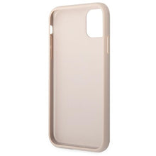 Заредете изображение във визуализатора на галерията – Original Case GUESS Hardcase 4G Metal Gold Logo GUHCN61G4GFPI for Iphone 11 Pink
