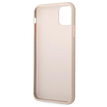 Заредете изображение във визуализатора на галерията – Original Case GUESS Hardcase 4G Metal Gold Logo GUHCN65G4GFPI for Iphone 11 Pro Max Pink
