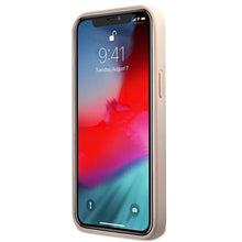 Заредете изображение във визуализатора на галерията – Original Case GUESS Hardcase 4G Metal Gold Logo GUHCP12MG4GFPI for Iphone 12/12 Pro Pink
