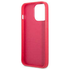 Заредете изображение във визуализатора на галерията – Original Etui GUESS Saffiano 4G Small Metal Logo GUHCP13LPS4MF for Iphone 13 Pro pink
