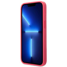 Заредете изображение във визуализатора на галерията – Original Etui GUESS Saffiano 4G Small Metal Logo GUHCP13LPS4MF for Iphone 13 Pro pink
