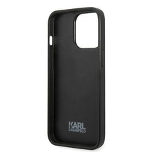 Заредете изображение във визуализатора на галерията – Original Pouch KARL LAGERFELD Flower Ikonik Karl KLHCP13LPMNFIK1 for Iphone 13 Pro grey
