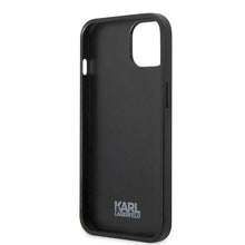 Заредете изображение във визуализатора на галерията – Original Pouch KARL LAGERFELD Flower Ikonik Karl KLHCP13MPMNFIK1 for Iphone 13 grey
