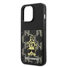 Заредете изображение във визуализатора на галерията – Original Pouch KARL LAGERFELD Karlimals Cardslot KLHCP13LCANCNK for Iphone 13 Pro black
