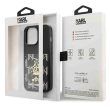 Заредете изображение във визуализатора на галерията – Original Pouch KARL LAGERFELD Karlimals Cardslot KLHCP13LCANCNK for Iphone 13 Pro black
