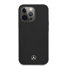 Заредете изображение във визуализатора на галерията – Original Case MERCEDES Silicone Line Magsafe MEHMP13LSILBK for Iphone 13 Pro Black
