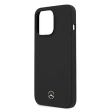 Заредете изображение във визуализатора на галерията – Original Case MERCEDES Silicone Line Magsafe MEHMP13LSILBK for Iphone 13 Pro Black
