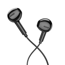 Заредете изображение във визуализатора на галерията – Borofone Earphones BM71 Light Song with microphone Type C black
