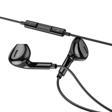 Заредете изображение във визуализатора на галерията – Borofone Earphones BM71 Light Song with microphone Type C black
