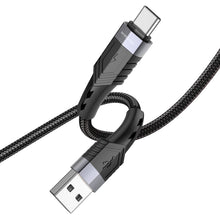 Заредете изображение във визуализатора на галерията – Borofone Cable BU35 Influence - USB to Type C - 3A 1,2 metres black
