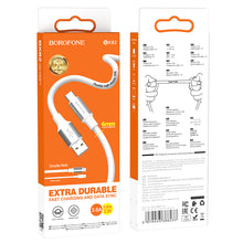 Заредете изображение във визуализатора на галерията – Borofone Cable BX82 Bountiful - USB to Type C - 3A 1 metre white
