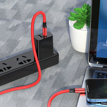 Заредете изображение във визуализатора на галерията – Borofone Cable BX82 Bountiful - USB to Micro USB - 2,4A 1 metre red
