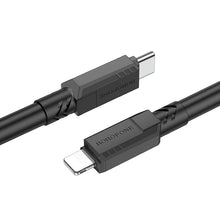 Заредете изображение във визуализатора на галерията – Borofone Cable BX81 Goodway - Type C to Lightning - PD 20W 1 metre black
