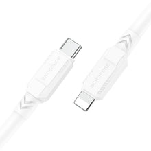 Заредете изображение във визуализатора на галерията – Borofone Cable BX81 Goodway - Type C to Lightning - PD 20W 1 metre white
