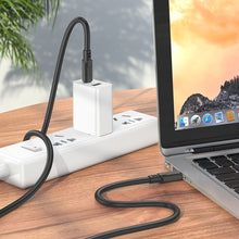 Заредете изображение във визуализатора на галерията – Borofone Cable BX81 Goodway - Type C to Type C - PD 60W 3A 1 metre black
